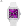 Vixonna Men's Moissanite Automatic Watch Sapphire Crystal Stainless Steel