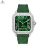 Vixonna Men's Moissanite Automatic Watch Sapphire Crystal Stainless Steel