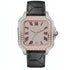 Vixonna Men's Moissanite Automatic Watch Square Leather D Color VVS