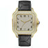 Vixonna Men's Moissanite Automatic Watch Square Leather D Color VVS