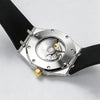 Vixonna Men's Moissanite Automatic Watch VVS Sapphire Silicone