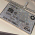 Vixonna Men's Moissanite Credit Card Pendant Necklace 925 Silver VVS