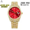 Vixonna Men's Moissanite Diamond Automatic Watch Stainless Steel Miyota 8215