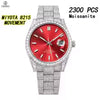 Vixonna Men's Moissanite Diamond Automatic Watch Stainless Steel Miyota 8215