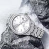 Vixonna Men's Moissanite Diamond Automatic Watch Stainless Steel Miyota 8215