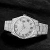 Vixonna Men's Moissanite Diamond DJ Watch Automatic Miyota 8215 VVS