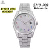 Vixonna Men's Moissanite Diamond DJ Watch Automatic Miyota 8215 VVS