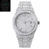Vixonna Men's Moissanite Diamond Iced Out Watch Gold VVS Automatic
