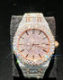 Vixonna Men's Moissanite Diamond Watch VVS1 Iced Out Ceramic