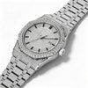 Vixonna Men's Moissanite Mechanical Wristwatch Waterproof Steel