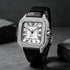 Vixonna Men's Moissanite Square Mechanical Watch Miyota 6T28