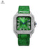 Vixonna Men's Moissanite Square Mechanical Watch Miyota 6T28