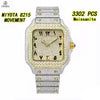 Vixonna Men's Moissanite Watch Mechanical Sapphire Stainless Steel