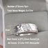 Vixonna Men's Moissanite Wedding Band Ring 8mm D Color VVS1