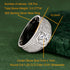 Vixonna Men's Moissanite Wedding Ring 925 Silver D Color Round