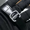 Vixonna Men's Skeleton Moissanite Watch Swiss Quartz Stainless Steel