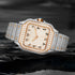 Vixonna Moissanite Automatic Mechanical Watch 19.2ct D Color VVS1
