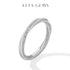 Vixonna Moissanite Helix Eternity Band Ring 925 Silver D Color VVS1