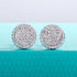 Vixonna Moissanite Stud Earrings 0.9cttw 925 Silver Iced Out