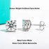 Vixonna Moissanite Stud Earrings 10K Gold Post D Color