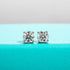 Vixonna Moissanite Stud Earrings 10K Gold Post D Color