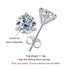Vixonna Moissanite Stud Earrings 2cttw D Color 925 Silver Round