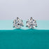 Vixonna Moissanite Stud Earrings 2cttw D Color 925 Silver Round