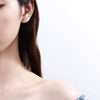 Vixonna Moissanite Stud Earrings 925 Silver D Color VVS1