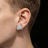 Vixonna Moissanite Stud Earrings 925 Silver D Color VVS1 Cushion