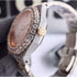 Vixonna Moissanite Studded Hip Hop Bust Down Wristwatch 41mm Quartz