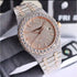 Vixonna Moissanite Studded Hip Hop Bust Down Wristwatch 41mm Quartz