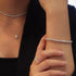 Vixonna Moissanite Tennis Bracelet 925 Silver D Color VVS1