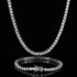 Vixonna Moissanite Tennis Necklace 925 Silver D Color VVS1