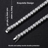 Vixonna Moissanite Tennis Necklace 925 Silver D Color VVS1