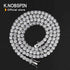 Vixonna Moissanite Tennis Necklace 925 Silver D Color VVS1