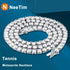 Vixonna Moissanite Tennis Necklace 925 Silver D Color VVS1