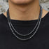 Vixonna Moissanite Tennis Necklace 925 Silver D Color VVS1