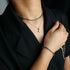 Vixonna Moissanite Tennis Necklace 925 Silver D Color VVS1