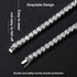 Vixonna Moissanite Tennis Necklace 925 Silver D Color VVS1