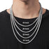 Vixonna Moissanite Tennis Necklace 925 Silver D Color VVS1