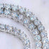 Vixonna Moissanite Tennis Necklace 925 Silver D Color VVS1