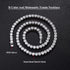 Vixonna Moissanite Tennis Necklace 925 Silver D Color VVS1