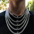 Vixonna Moissanite Tennis Necklace 925 Silver D Color VVS1