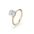 Vixonna Oval Cut Moissanite Engagement Ring 2ct D Color 925 Silver VVS1