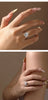 Vixonna Pear Cut Moissanite Engagement Ring 925 Silver D Color VVS1