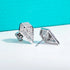 Vixonna Rhombus Moissanite Stud Earrings 0.94cttw 925 Silver