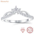 Vixonna Women's Crown Moissanite Wedding Band 925 Silver D Color VVS1
