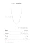 Vixonna Women's CZ Charm Choker Necklace 925 Silver White Gold