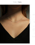 Vixonna Women's CZ Charm Choker Necklace 925 Silver White Gold