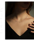 Vixonna Women's CZ Charm Choker Necklace 925 Silver White Gold